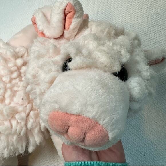 Ganz 1988 Googles Pig Medium 17" Plush Pink Vintage Heritage - Picture 3 of 9